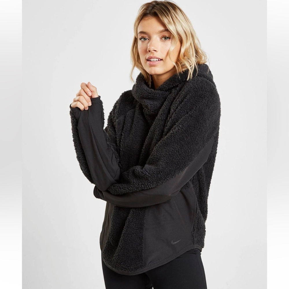 NIKE sherpa therma fleece training hoodie